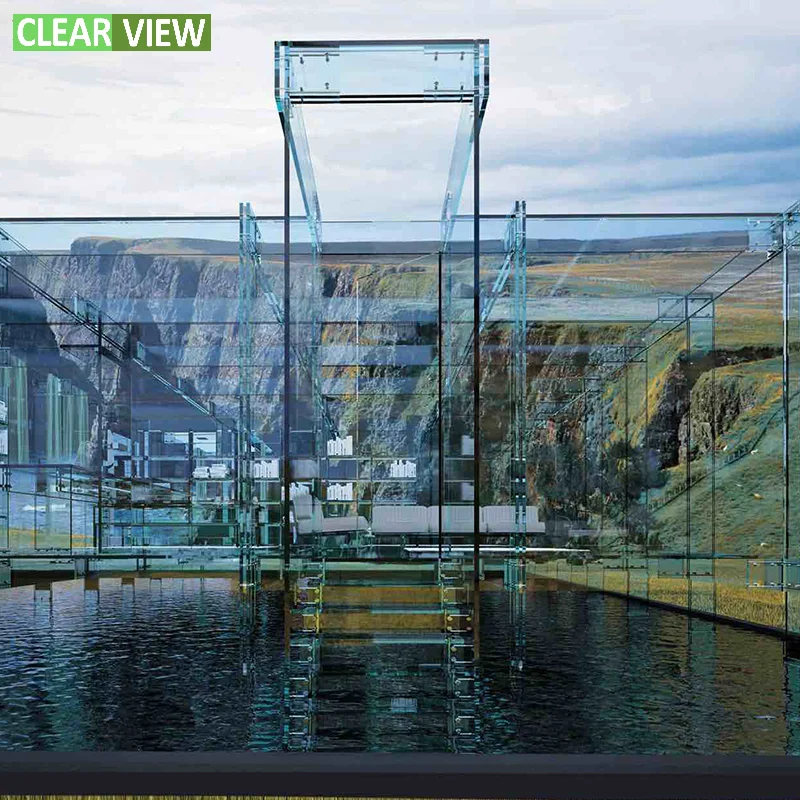 CLEARVIEW Modern Popular Garden Design Aluminum Frame Glass House Sun Room for Swimming Pool