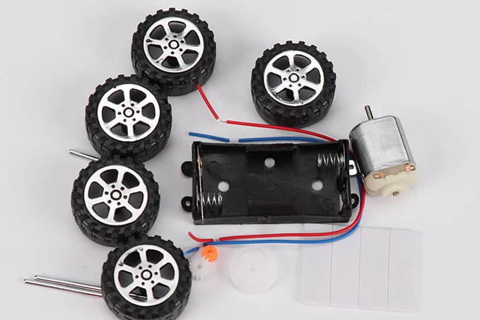 Experiment Game Learning Physics DIY Car Science Toys Kit Electric Vehicle Model