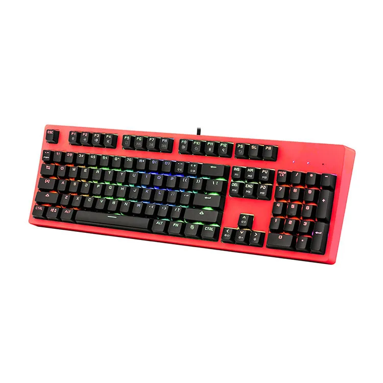 104 Key Office And Gaming Dual Mode Mechanical Keyboard Computer USB Wired keyboard