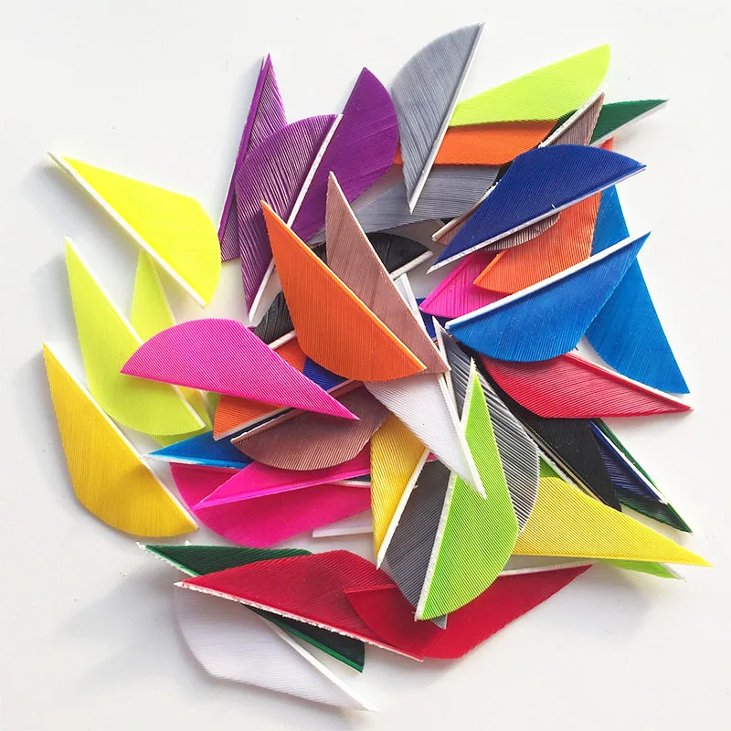 2 INCH Parabolic Archery Arrow Fletching Feathers For Traditional Bow Arrow Feathers 2 inch Right Wing