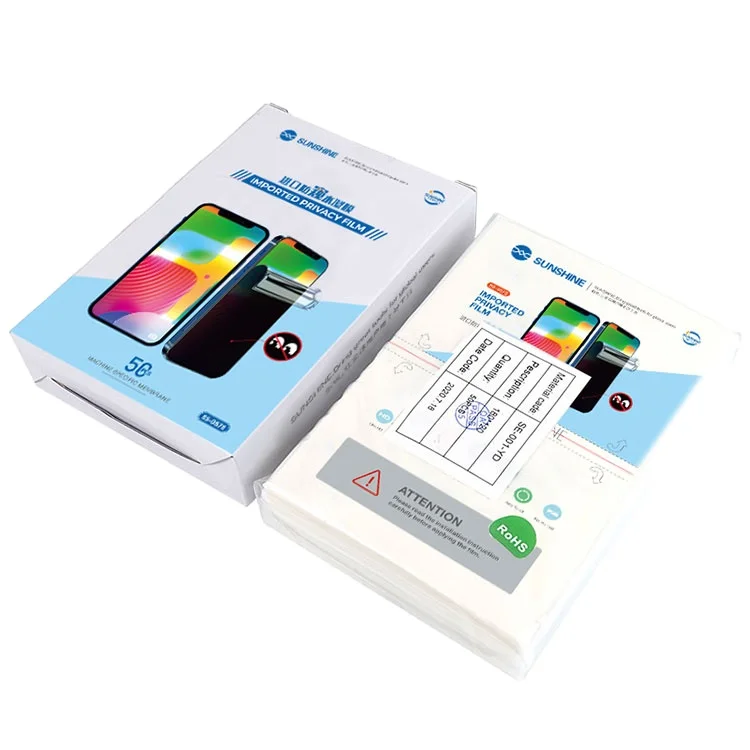 Sunshine SS-057S Mobile Phone Protective Film Privacy Hydrogel Film