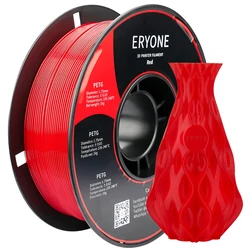 Eryone New Arrival Red PETG Bulk 3D Printing Filament 1KG Spool 1.75mm Premium OEM 3D Printer Raw Material