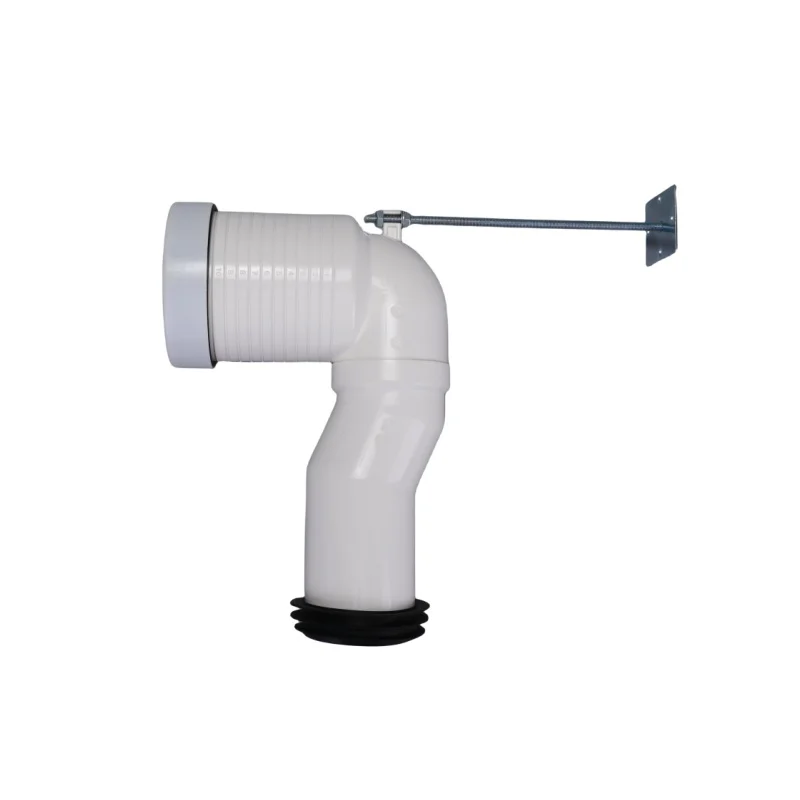 ПВХ белый пластиковый соединитель для дренажа туалетная труба гибкая туалета Соединительная отходов