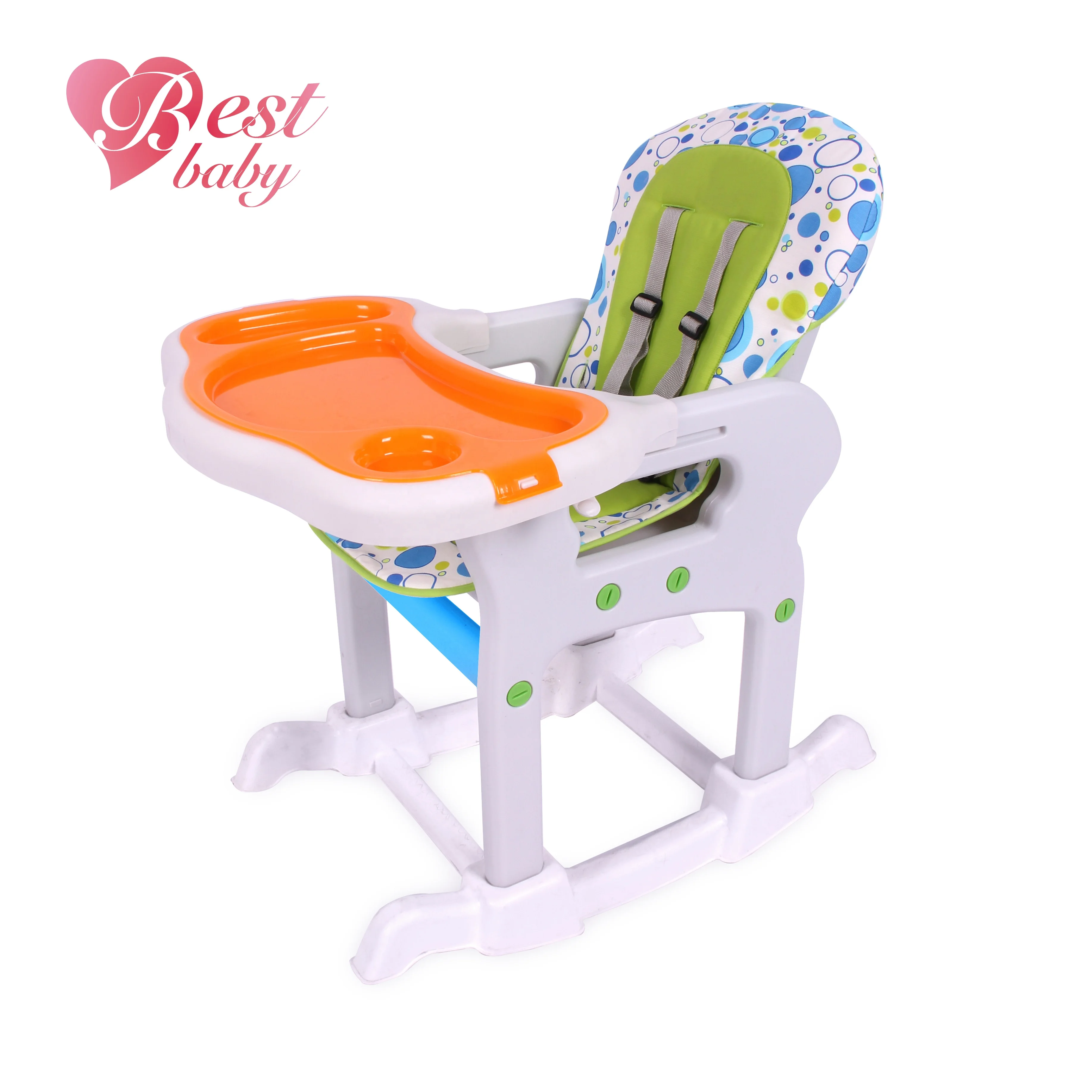 Children 0-6years old Professional manufacture baby 3 in 1  high quality safe chair for baby feeding dining chair