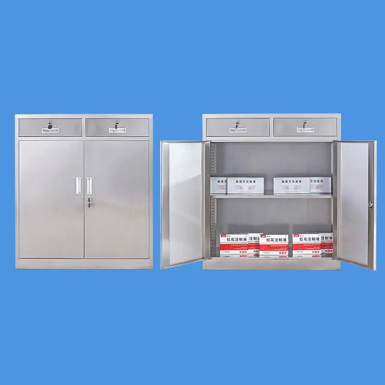 hot selling cheap metal storage filing implant stainless steel modular pharmacy medical furniture lockable hospital cabinet