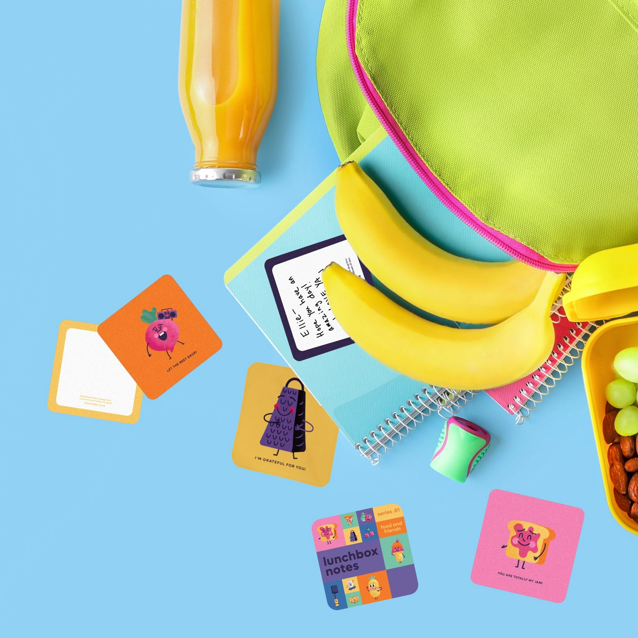 Lunch Box Notes for Kids Cute Motivational and Inspirational Thinking of You Cards for Boys and Girls Lunchbox