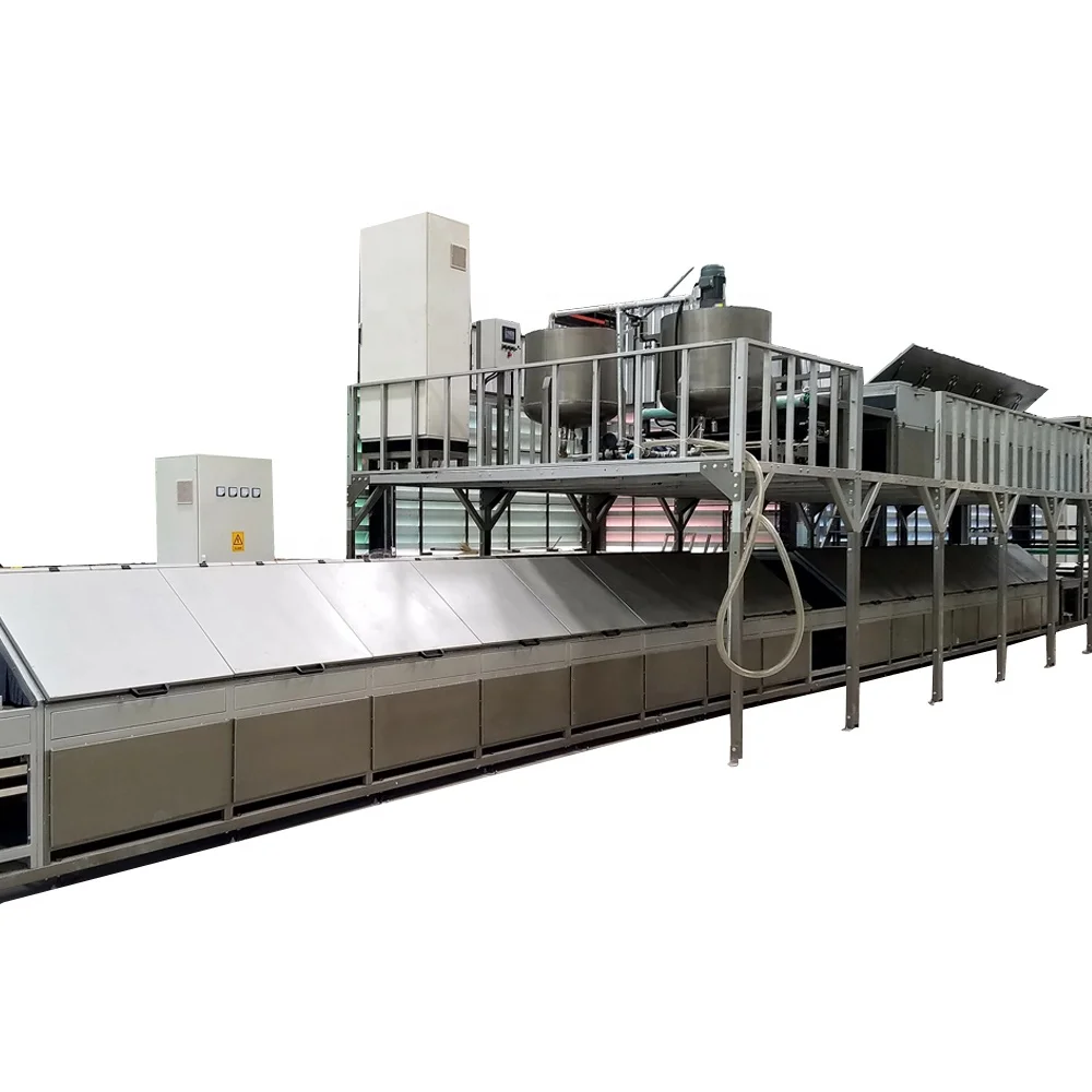 DNUO Automatic frp fiber reinforced polyester various colors and corrugated or flat gel coat sheets tiles making machine