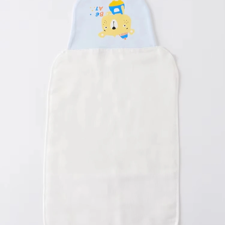 Autumn Winter Soft Cotton Gauze Towel Kids Large Kindergarten Back Towel Breathable Sweat-Proof Sweat-Absorbing Features