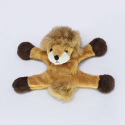 Plush refrigerator magnetic stickers Custom fridge magnet stuffed animal lion plush toy