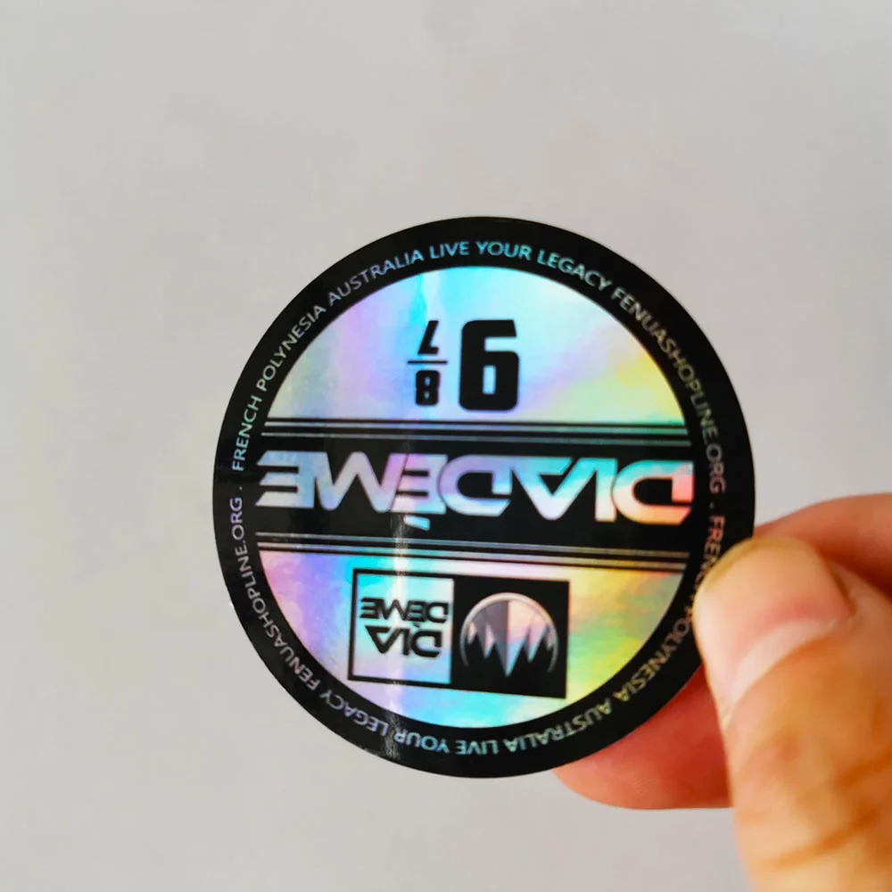 Waterproof Custom Vinyl Brand You Logo Sticker Custom Die Cut Sticker