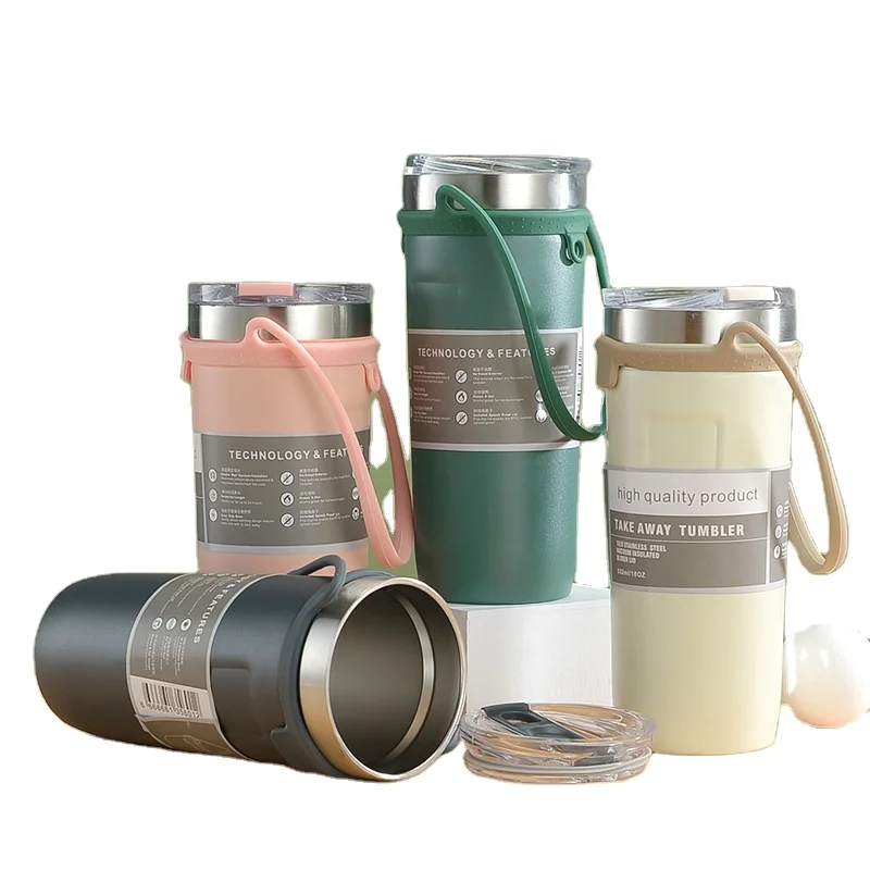 Hot Seller Portable Ice Bully Cup Stainless Steel Heat Preservation Cup With Straw Rope Manufacturers Wholesale