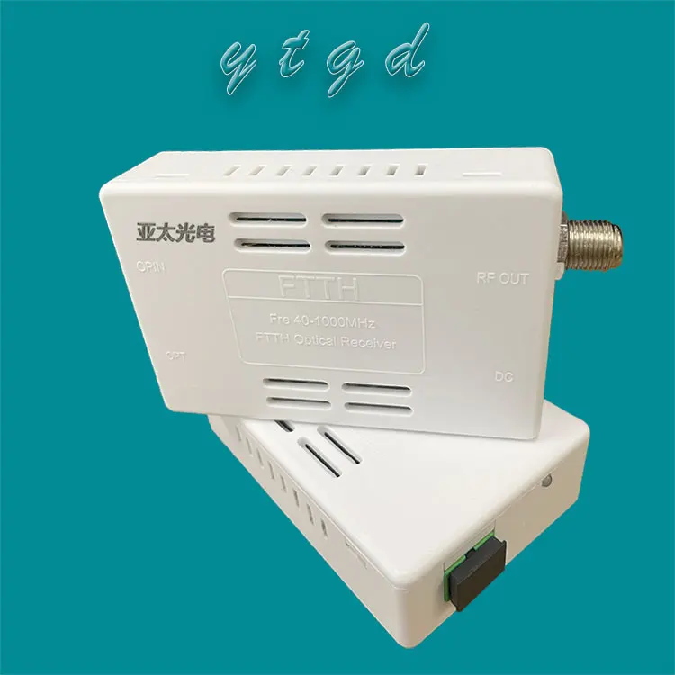 Yatai best-selling Mini classic with AGC FTTH dual fiber optical satellite Receiver