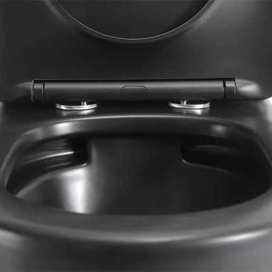 Bathroom two-piece standing WC Rimless design toilet set with Watermark certificate