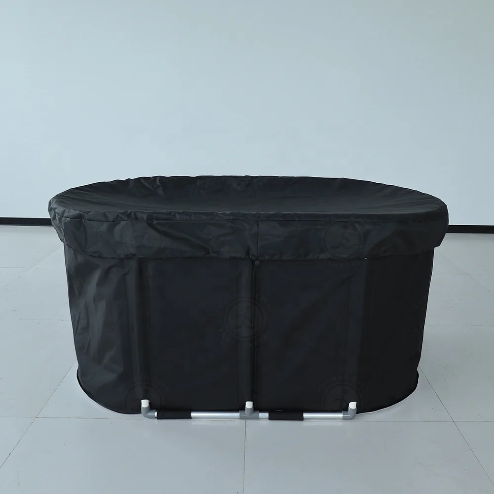 Inflatable Ice Bath Cold Plunge Barrel Portable Oval Ice Bath tub for Cold Water Therapy Recovery