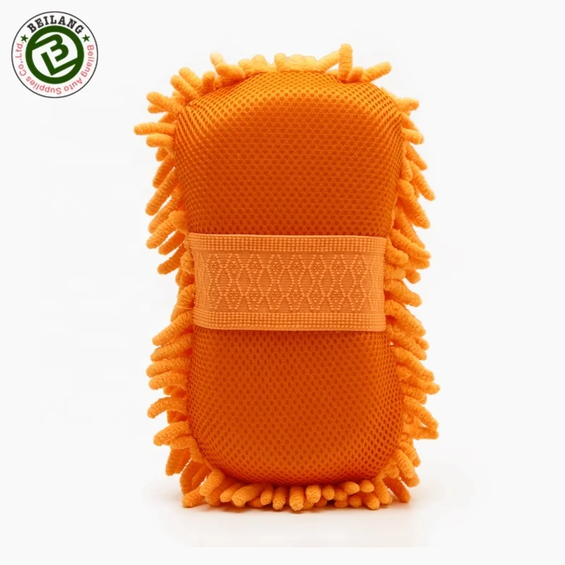 Auto Cleaning Tool Microfiber Chenille Car Washing Sponge Pad