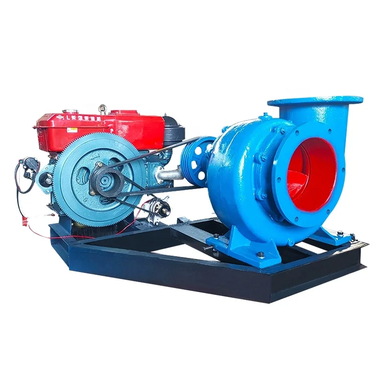 large automatic Agriculture Water Pump By Diesel Engine Mixed Flow Pump