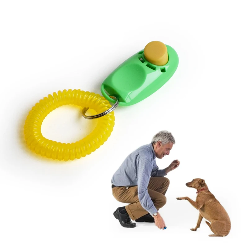 
Wholesale Upgraded Pet Training Clicker Quality Pro Wrist Strap Dog Clickers 