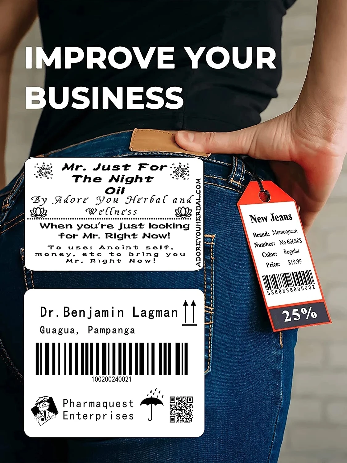 Phomemo M110 Mini Thermal BT Adhesive 203dpi Label Printer Portable Label Maker Inkless Printer Pocket Printer