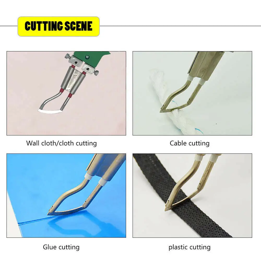 R Type Alloy Cutter Blade for Electric HandHeld Hot Heat Cutting Knife for Nylon Fabric Rope Woven Belt Heated Cutter Blades