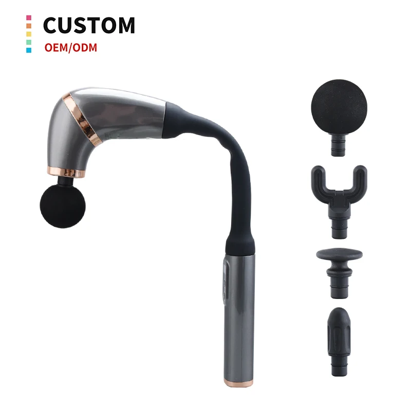 New Design Ease Back Massager 10mm Massage Gun Deep Tissue Upgraded Extended Handle Massage Gun