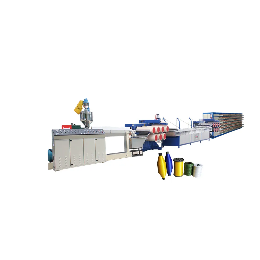 Однотонная круглая машина для производства пластиковой моно-пряжи pp/pe для пластиковой веревки, сетки, ленты, фильтра, шнура