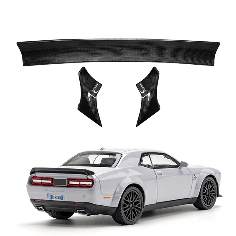 LB Style 3K Real Carbon Fiber Rear Spoiler For Dodge Challenger FRP Ducktail Trunk Wing Body kits Car Parts