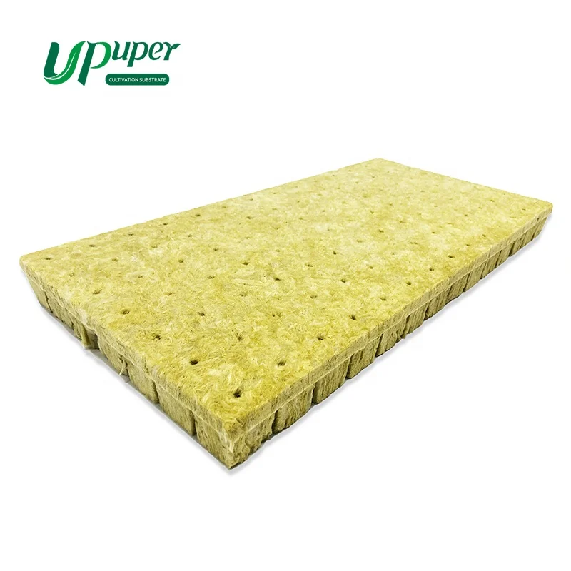 UPuper 1.5 inch 98 cubes agricultural growing medium rock wool cubes hydroponic grow