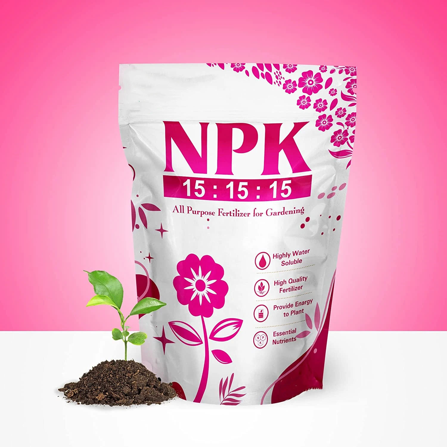 Organic NPK Water Soluble Fertilizer Target Crops, Vegetables, Herbal