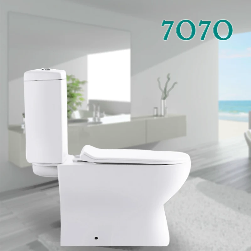 High Quality Ceramic Toilets Sanitary Wares Bathroom Toilet Washdown Two Piece Toilet Wc