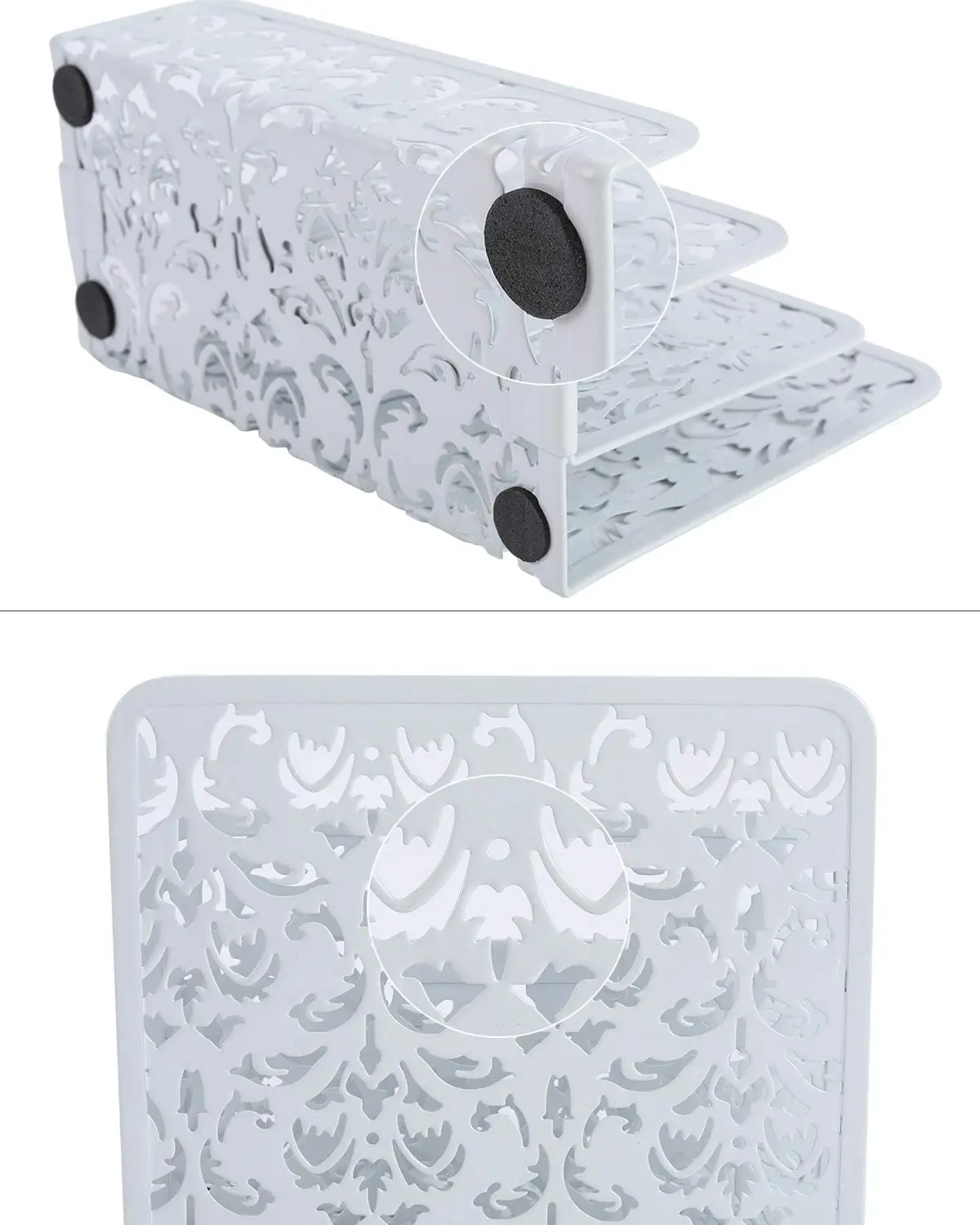 
Desk Mail Organizer Office Small Letter Sorter Storage Desktop File Organizer with 3 Vertical Upright Compartments 