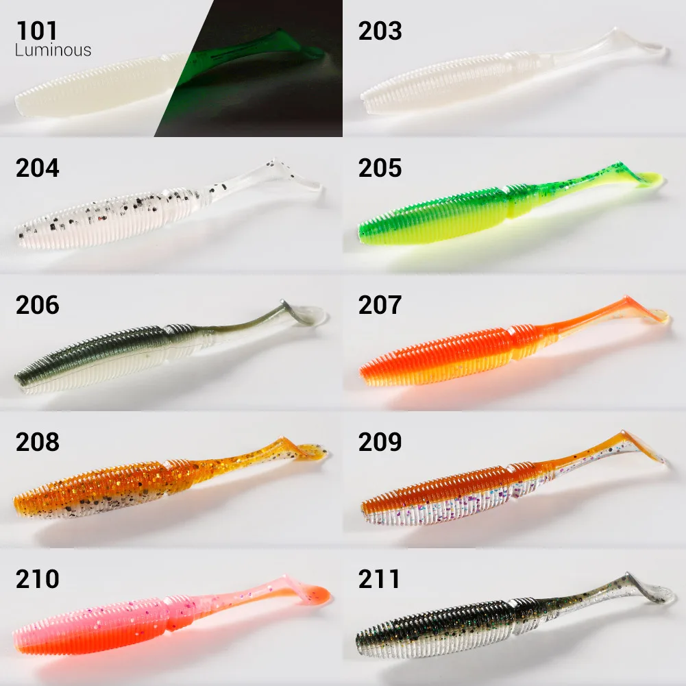Noeby Silicone Rubber Soft Bait 13cm 20g T tail Worm Swim baits Silicone Soft Lure Carp Artificial Soft Lures for Fishing Peche