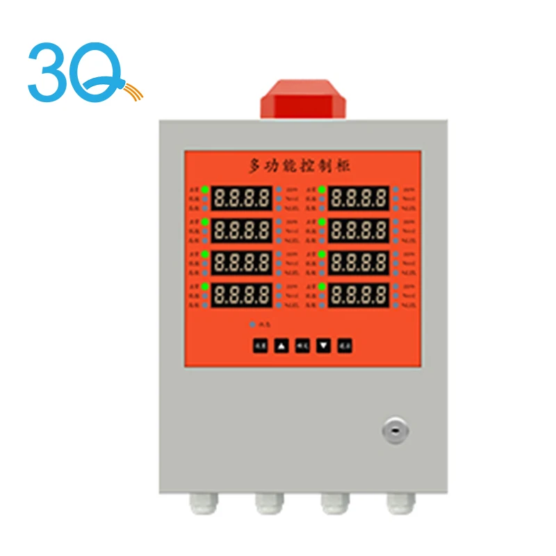 3Q Multi-channel gas alarm control panel for gas leak detector gas detection system in stock factory