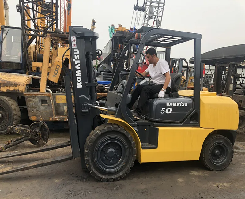 high quality KOMATSU 5 ton FD50 used forklift made in Japan