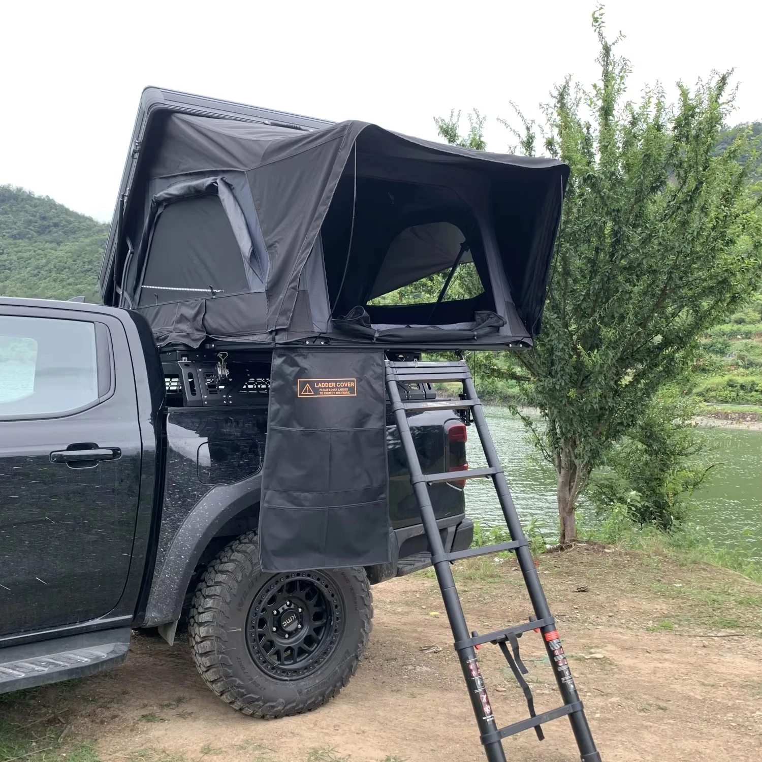 hardshell hard shell roof top tent for europe market, large side opened aluminium fold out rooftop tent