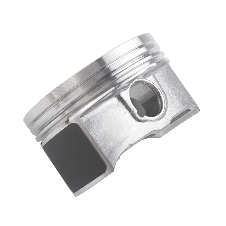 Custom forged practical flexible engine spare parts silver piston with piston rings 55574537 manufacturers