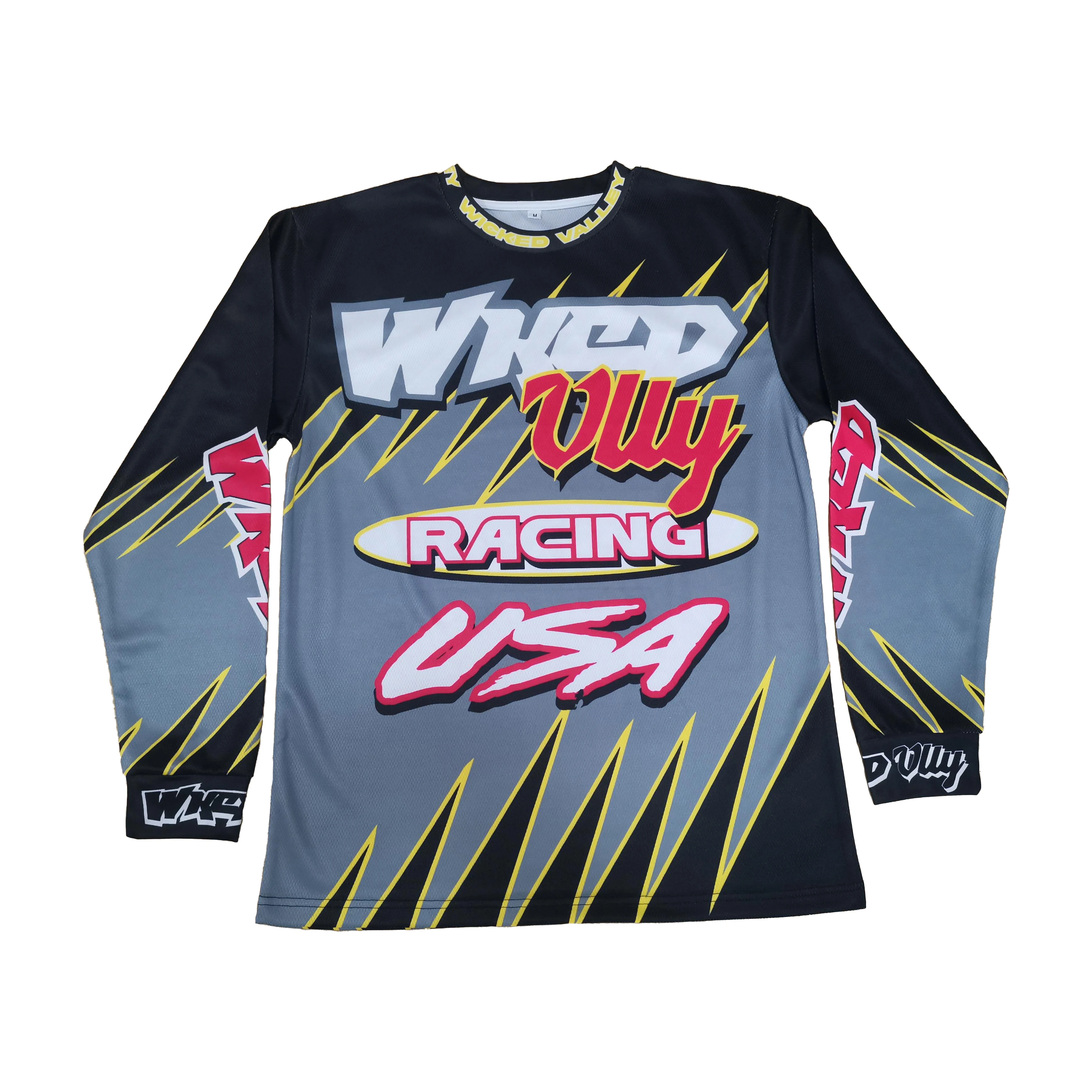 custom design sublimated bmx racing jersey