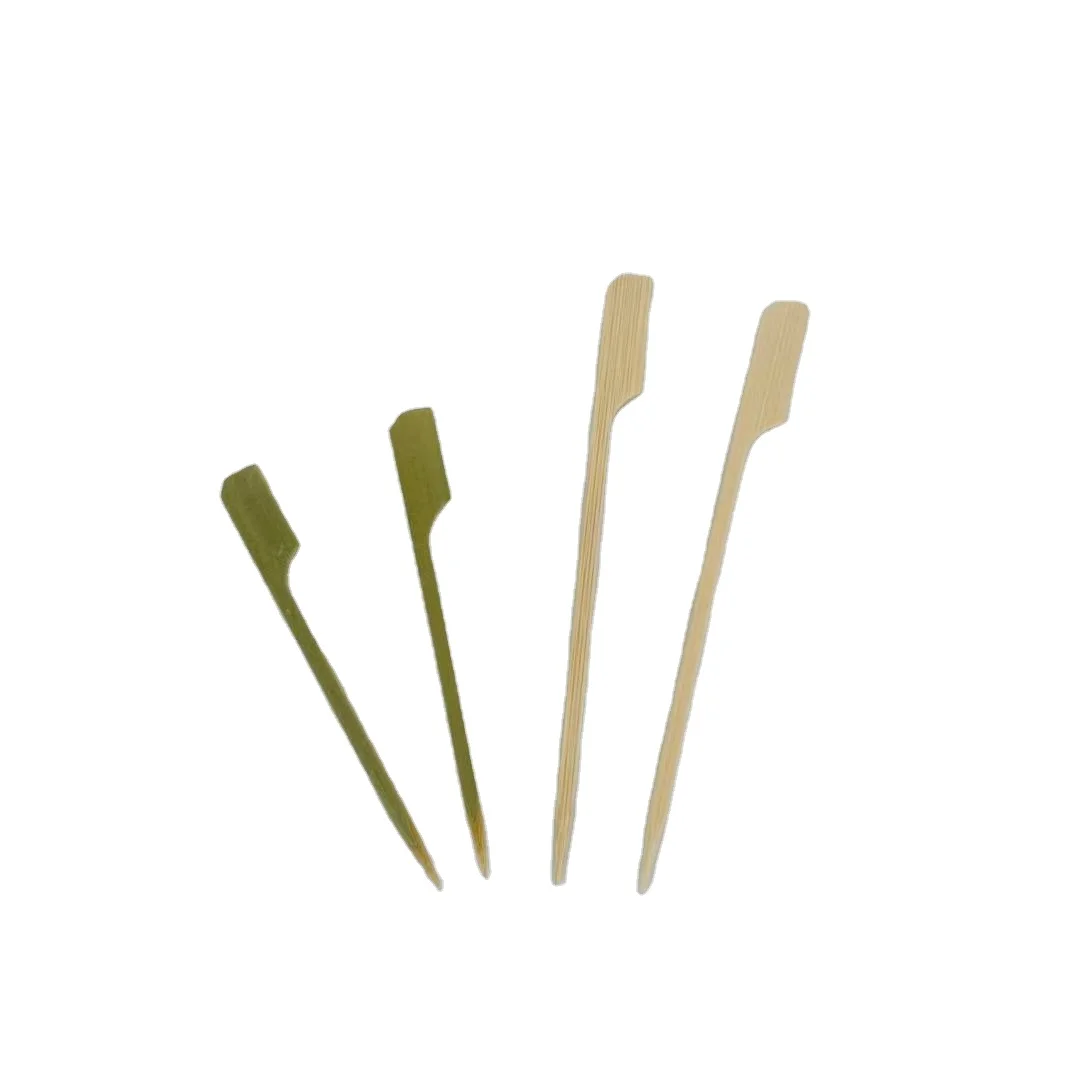 Customized size bamboo skewer bbq skewer bamboo sticks