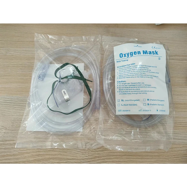 Hot Selling Disposable Medical PVC Oxygen Breath Mask
