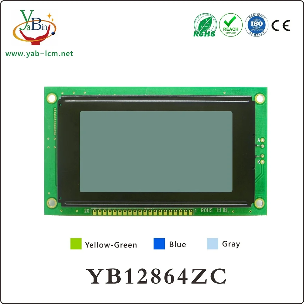 Stn 12864 St7920 Graphic lcd Display 128X64 Lcd Screen size:133.2X65.2 MM