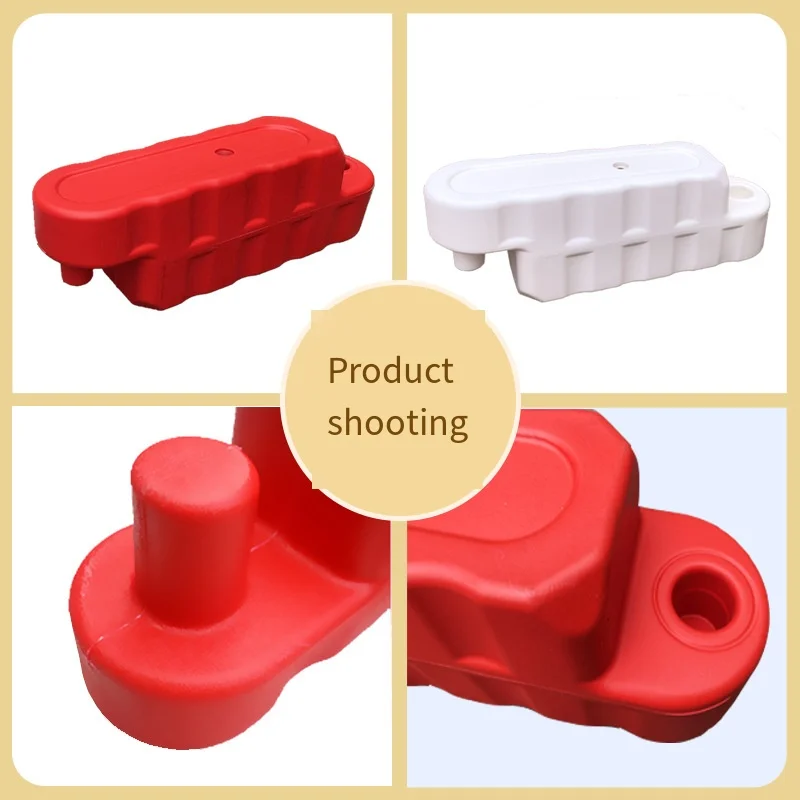 intersection three holes roller plastic carding water fence isolation pier barrier barrier cement pier traffic facilities