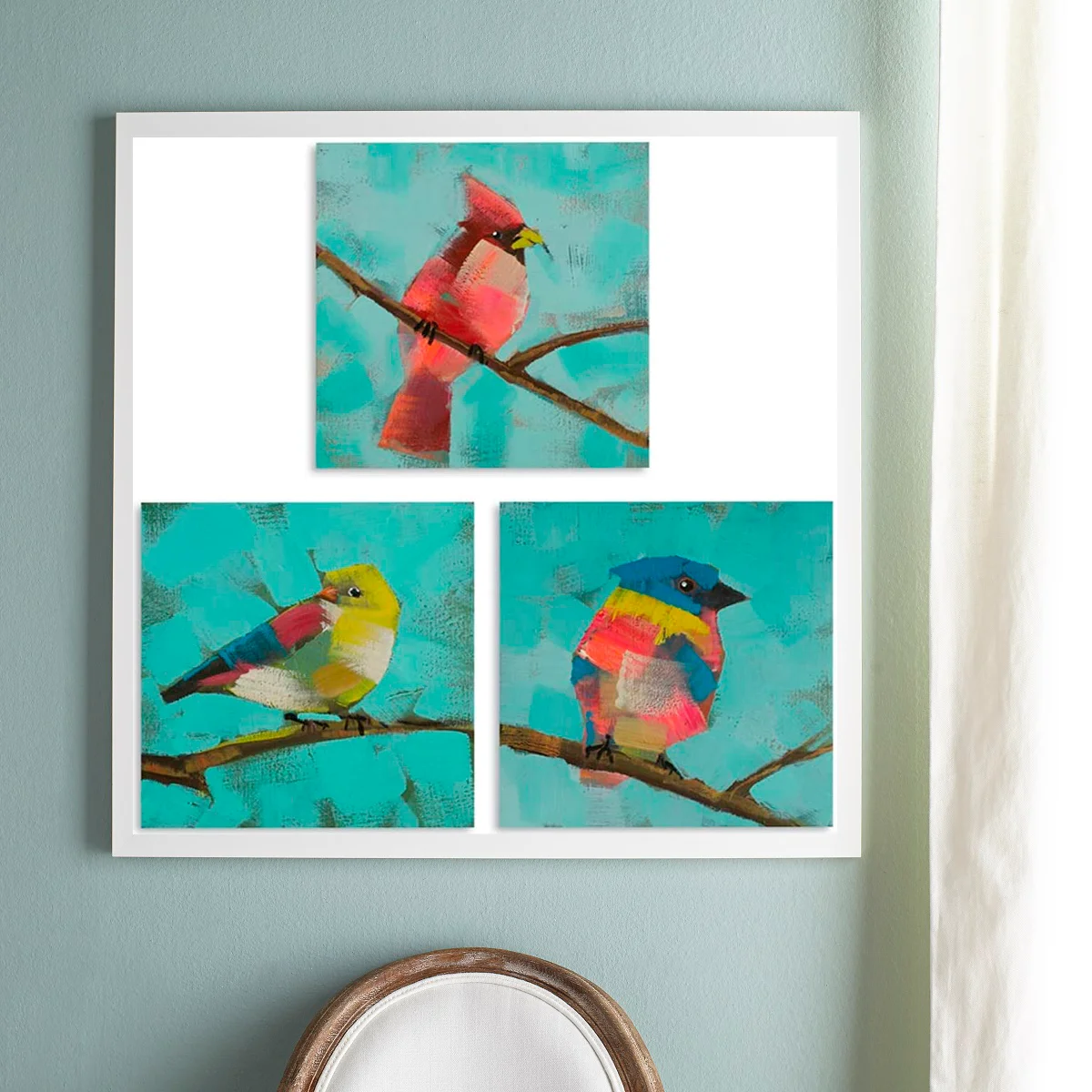 Premium Quality Factory Price Anime Wall Picture Home Decor Animal Oil Painting Art Print Poster Bird Painting Canvas Wall Art