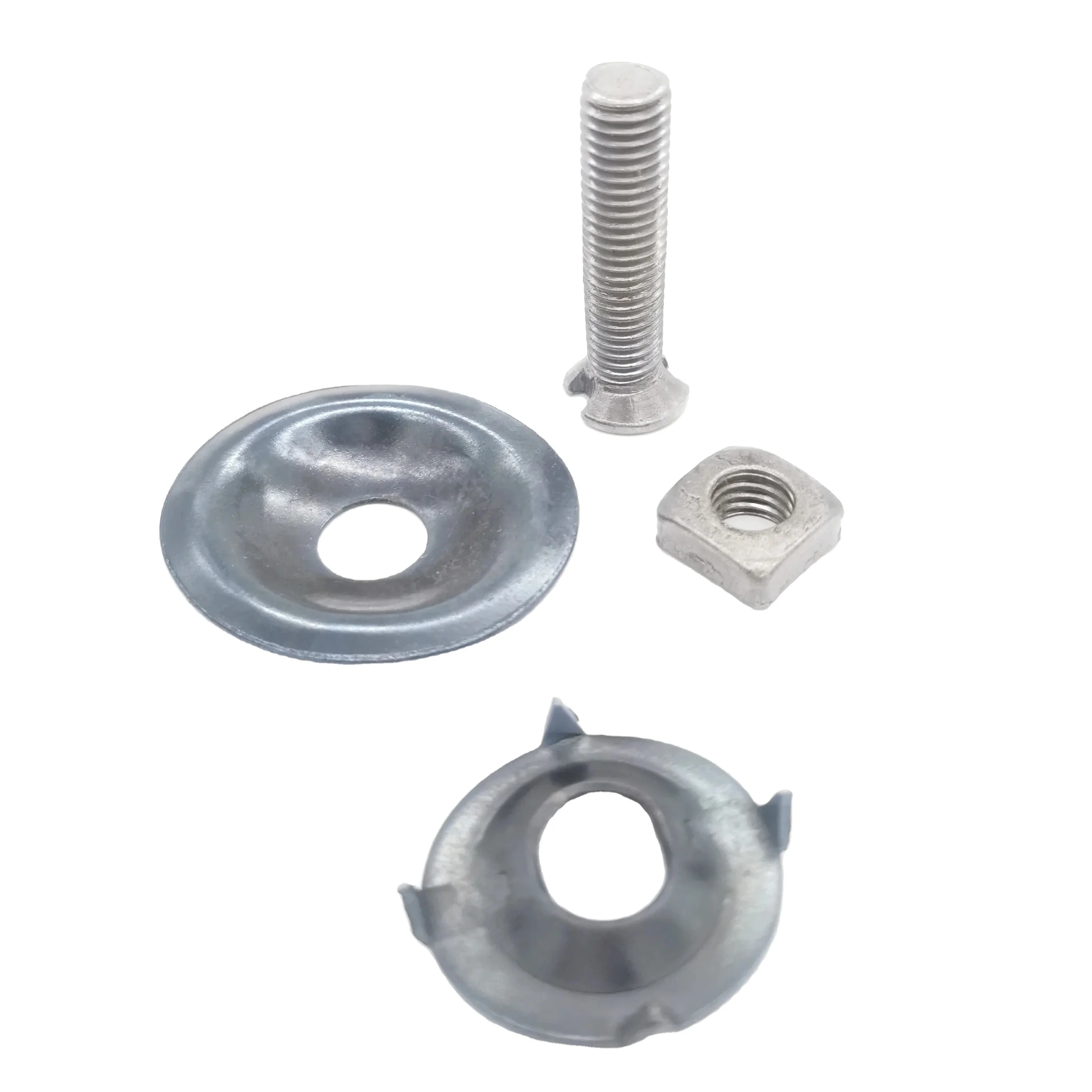 M12 Elevator Bucket Bolt Euro Conveyor Belt Fastener Oval Belt Fastener Wire Hook Steel for Conveyor M12 Bucket Bolt