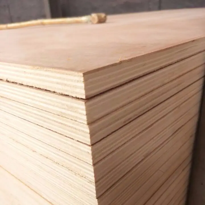 China Guangdong CDX Formwork Production Basswood Cheap Lamin Veneer Poplar Plywood