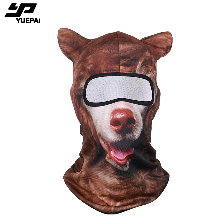 
Design headwear Magic Scarf Pets Dog Full 3D Animal Custom logo printed made balaclava bandana own logo 