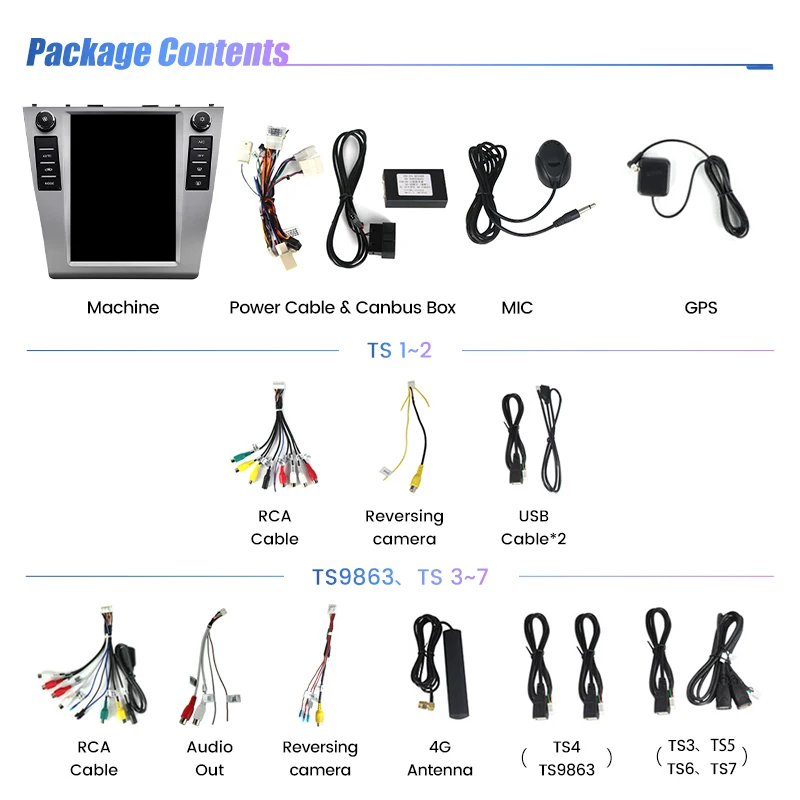 MEKEDE Vertical Tesla Style Touch Screen Car Radio Player 9.7 inch Support Car-play Micro DSP for Toyota Camry 2008-2012