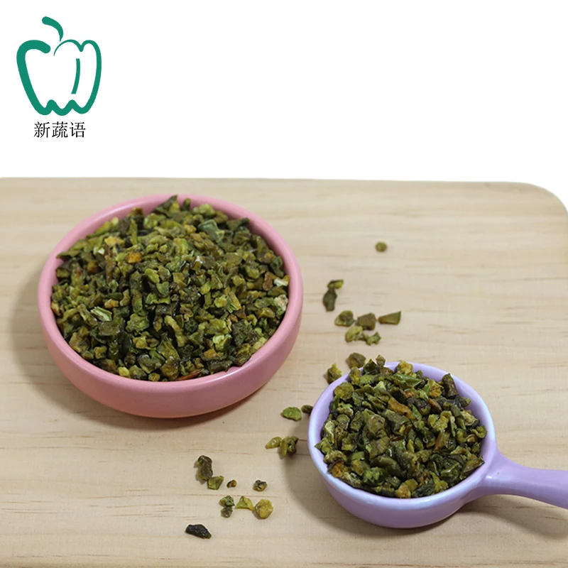 Wholesale Dried Vegetables Sweet Dehydrated Green Bell Pepper Dried Peppers For Seasoning