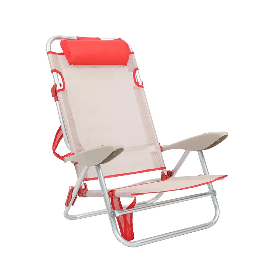 Portable Lightweight  Folding Outdoor Aluminium Beach Chair Sun Lounger