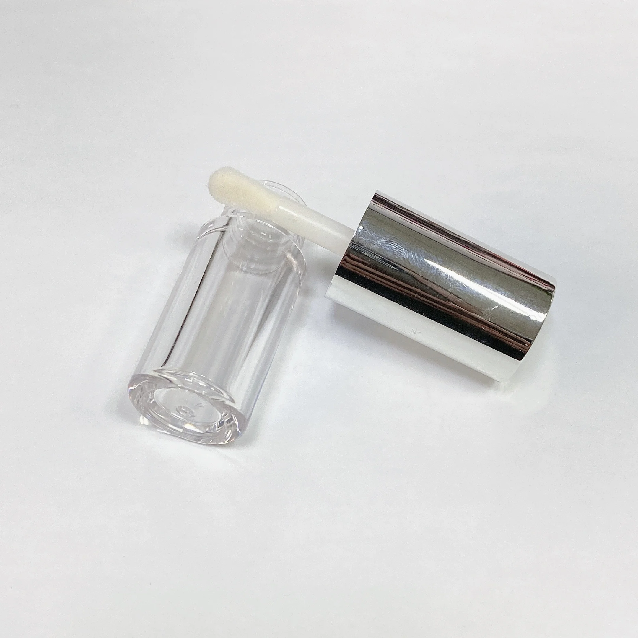 Недорогой прозрачный хром черный синий Омбре квадратный верх плоский блеск для губ серебряные розовые градиентные тюбики 5 мл 7 мл 15 мл для жидкого блеска для губ