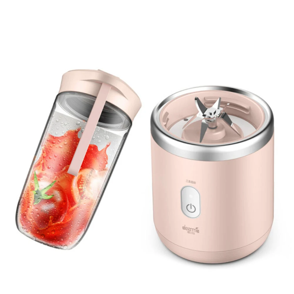 New Portable Electric Juicer 400ML Wireless Automatic Multipurpose Mini USB Rechargeable Juice Cup Blender Cut Mixer