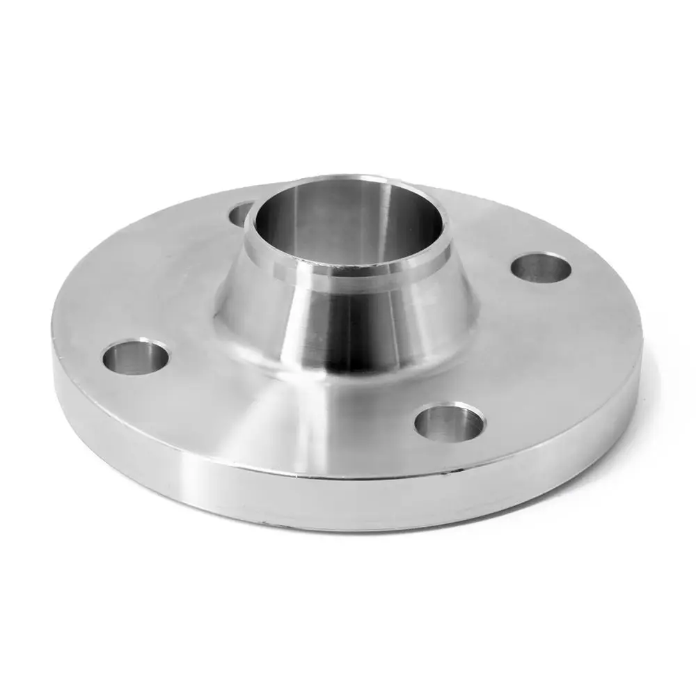 factory Stainless Steel PFA lined fixed flange with toothed hose shank
